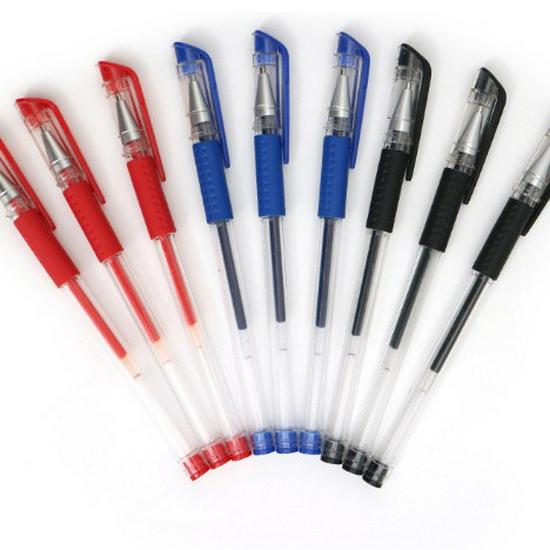 European Standard 0.5mm Black Bullet Tip Neutral Pen Set with Office Refills