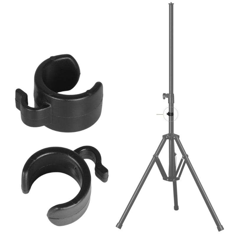 5PCS Cable Securing Clips for Organizing Messy Wire on Tripods Phone Microphone Setups 20mm and 25mm Diameter