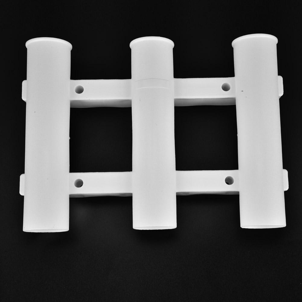 Boat Fishing 3 Tube Rod Holder Bracket Rack Pole Tube Mount Tool Accessory