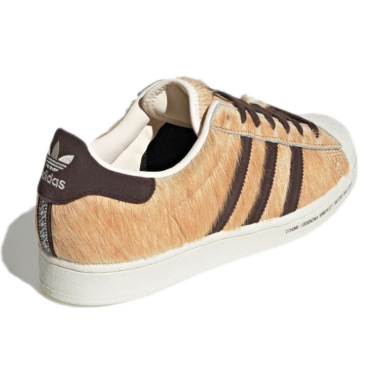 atmos x adidas Superstar Hachiko Unisex Sneakers Tan Focus-Orange Dark-Brown GW3471