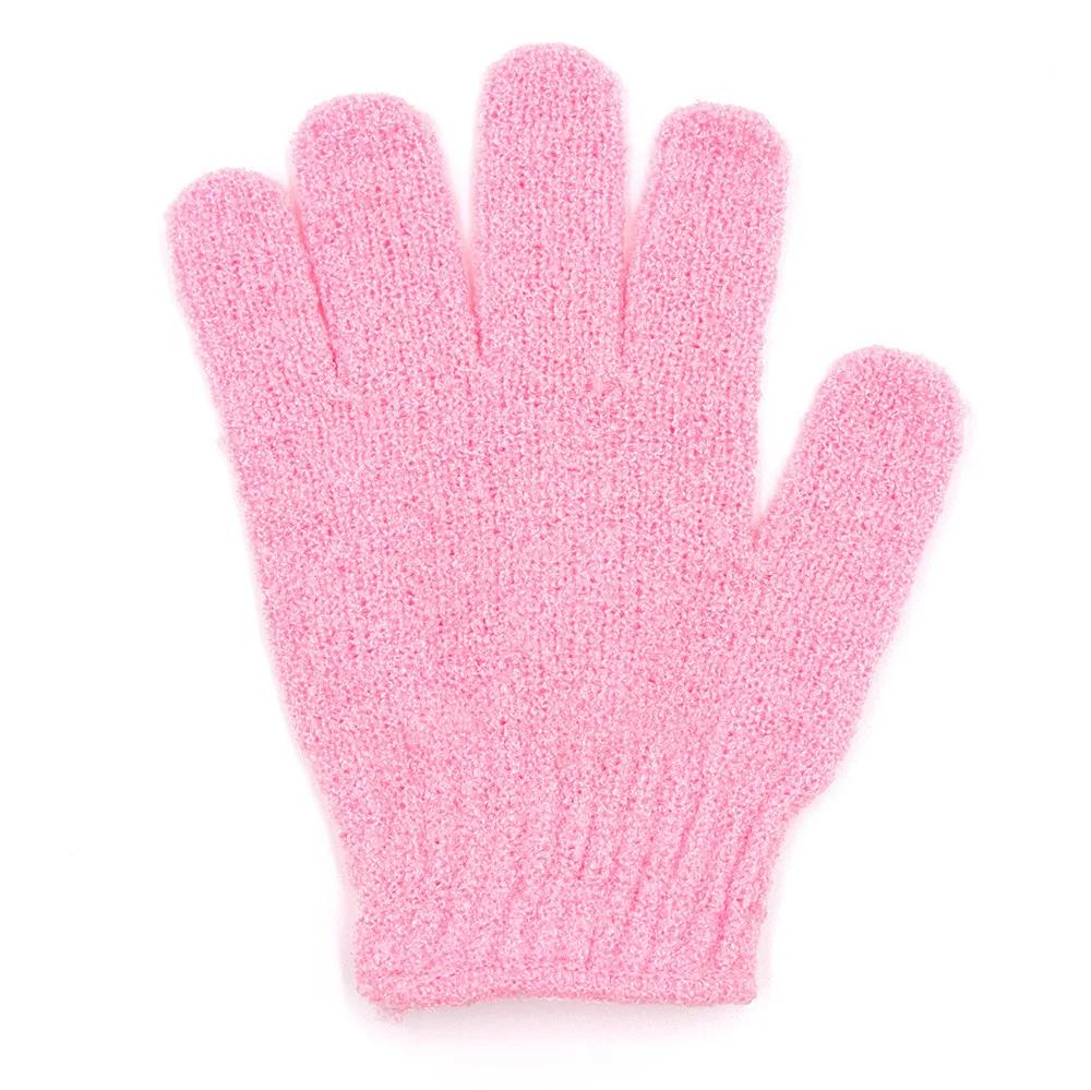 Five Fingers Bath Gloves Reversible Exfoliating Shower Body Scrub Gloves Cleansing Tools Bath Towel Bath Products Back Scrub