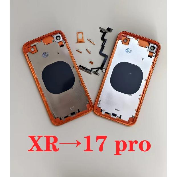 DIY Back Housing For iPhone XS Max Like 17 Pro Max Back Cover For iPhone XR To 17 Pro 11 To 17 Pro Housing X XS Up To 17 Pro