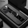 Plexiglass PU leather phone case for oneplus ACE 5G Magnetic Metal Ring Stand Holder shockproof Protection Cover For Oneplus 13R