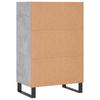 Highboard Concrete Grey 57x35x90 cm Particleboard