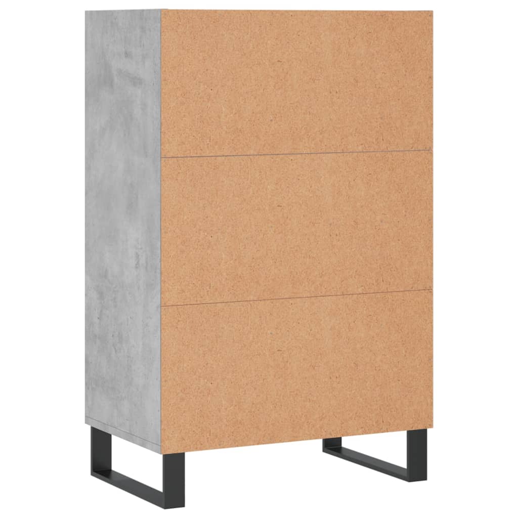 Highboard Concrete Grey 57x35x90 cm Particleboard