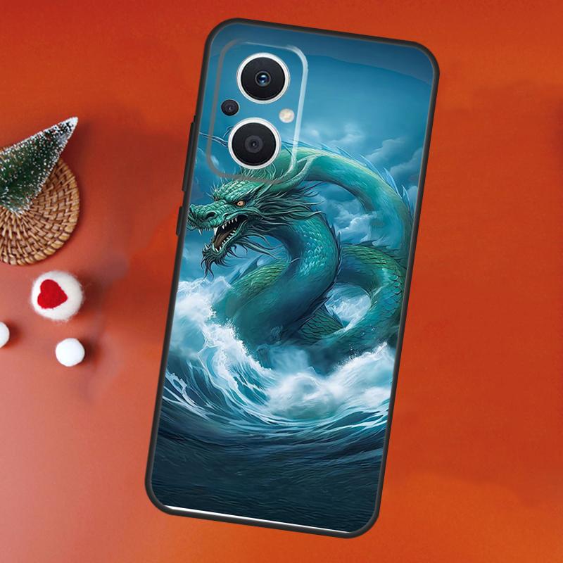 Chinese Style Crane Dragon Case For OPPO Find X9 X8 X5 X6 Pro OPPO Reno 14 12 10 13 Pro 14F 13F 12F 11F 7 8 Lite Cover