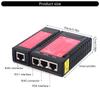 Ethernet Cable Tester with LED Indicators Multifunctional Internet  Tool Easy to Use for RJ11 RJ12 RJ45 CAT5 CAT6 CAT7