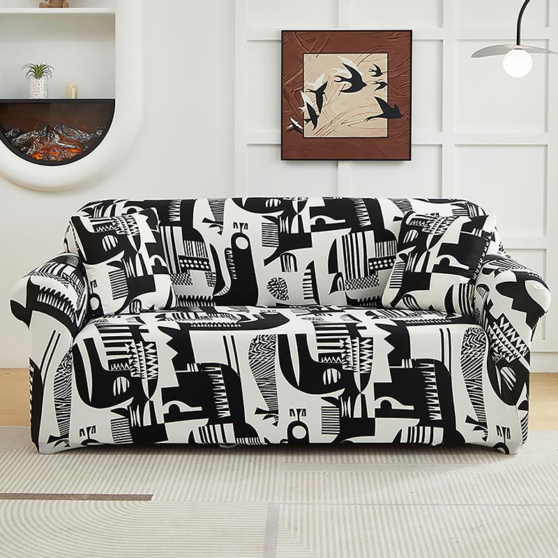 Stretch Sofa Covers for Living Room Anti Slip Sofa Slipcover with Elastic Bottom Pets Friendly Couch Cover Furniture Protector