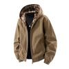 New Large-size Hooded Jacket Men's Color Cotton-proof Outdoor Jacket
