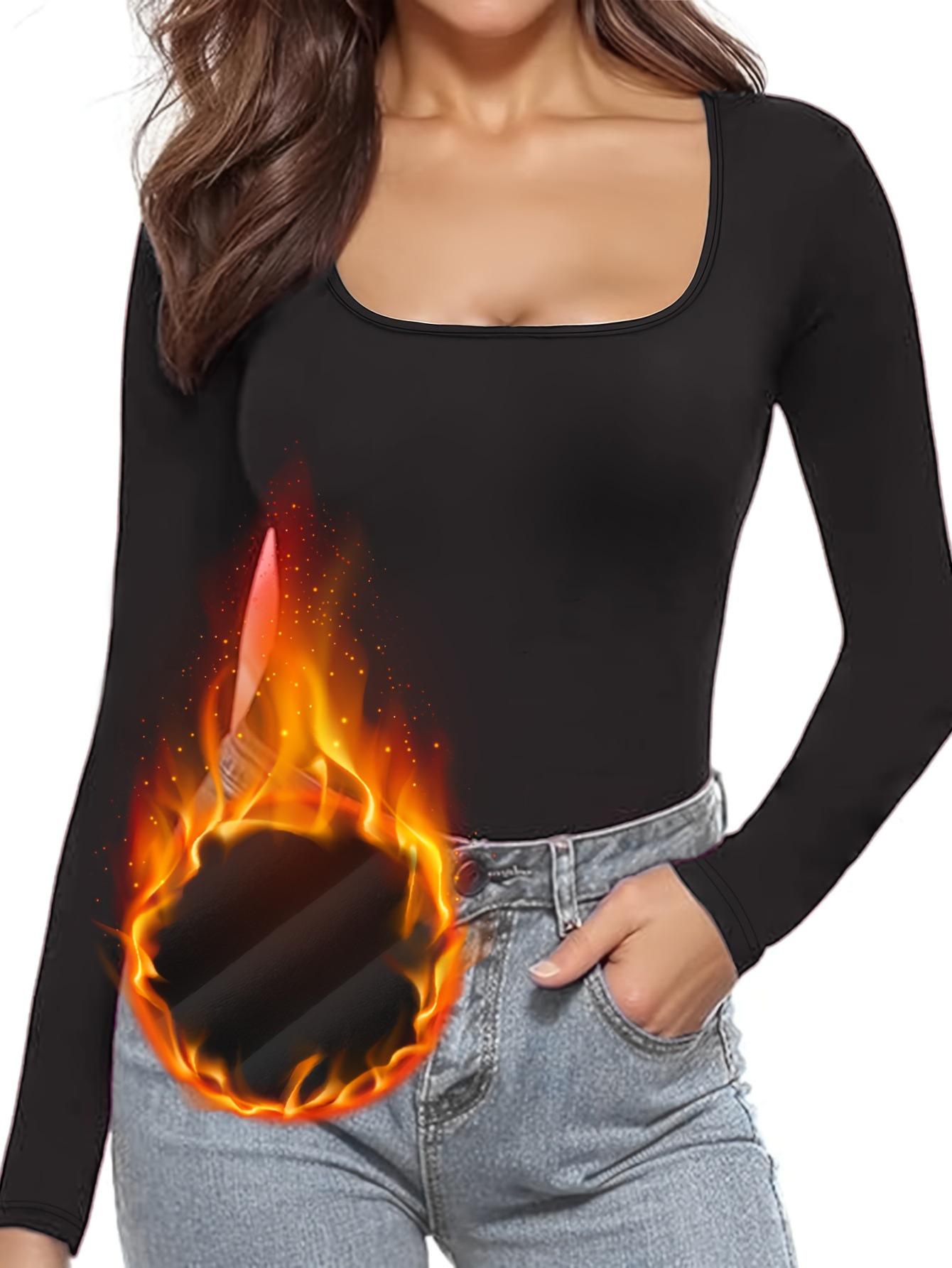 Autumn & Winter Women s Antibacterial Long Sleeve Thermal Top S