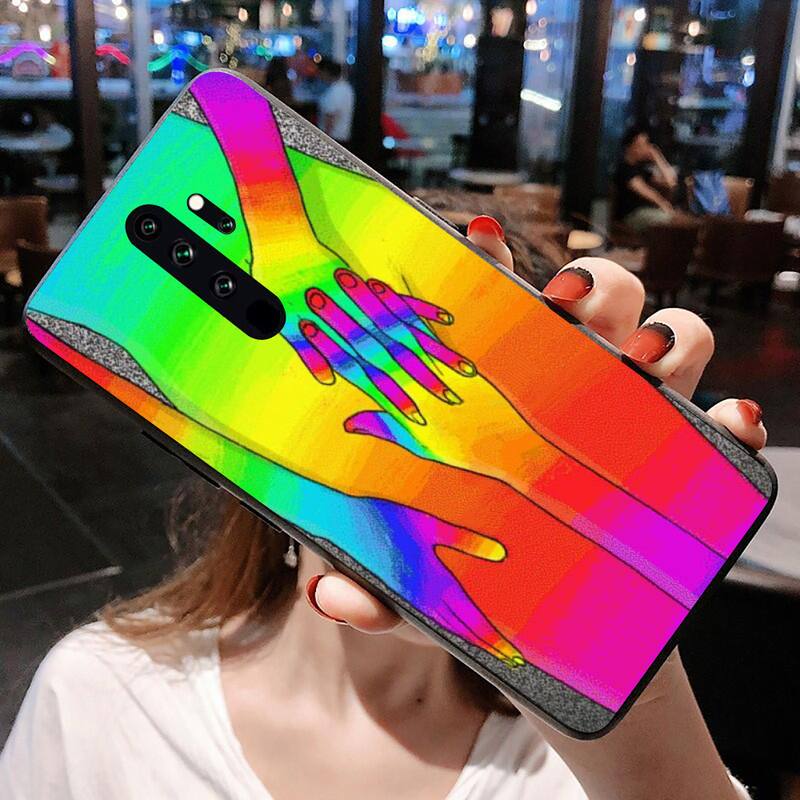 Digital Art Love Trippy psychedelic Phone Case for Redmi 9A 8A 7 6 6A Note 9 8 8T Pro Max Redmi 9 K20 K30 Pro