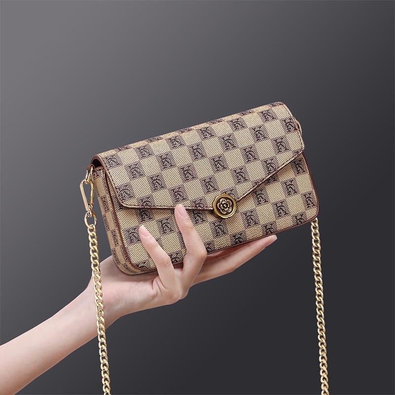 Envelope Bag Women's New Autumn and Winter Chain Small Bag Presbyopia High-end Single Shoulder Messenger Bag Luggage