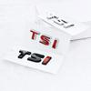 3D ABS Chrome Black Logo TSI Emblem Letters Car Trunk Badge For VW TSI Sticker Accessories