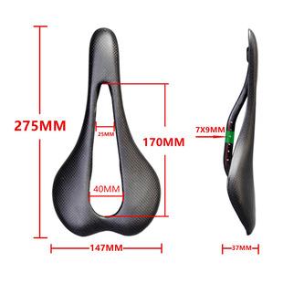 Factory  No Label Full Carbon Fiber Mountain Bike Road Bike Saddle Seat Unisex Adults Carbon Fiber