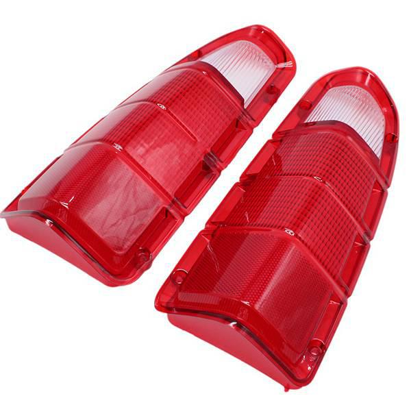 1 Pair Red Plastic Rear Tail Light Housing Shell (Left & Right) Suitable for 1