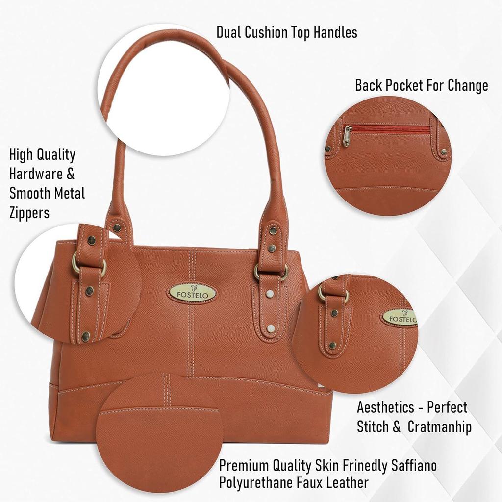 Women's Catlin Faux Leather Handbag (Large)