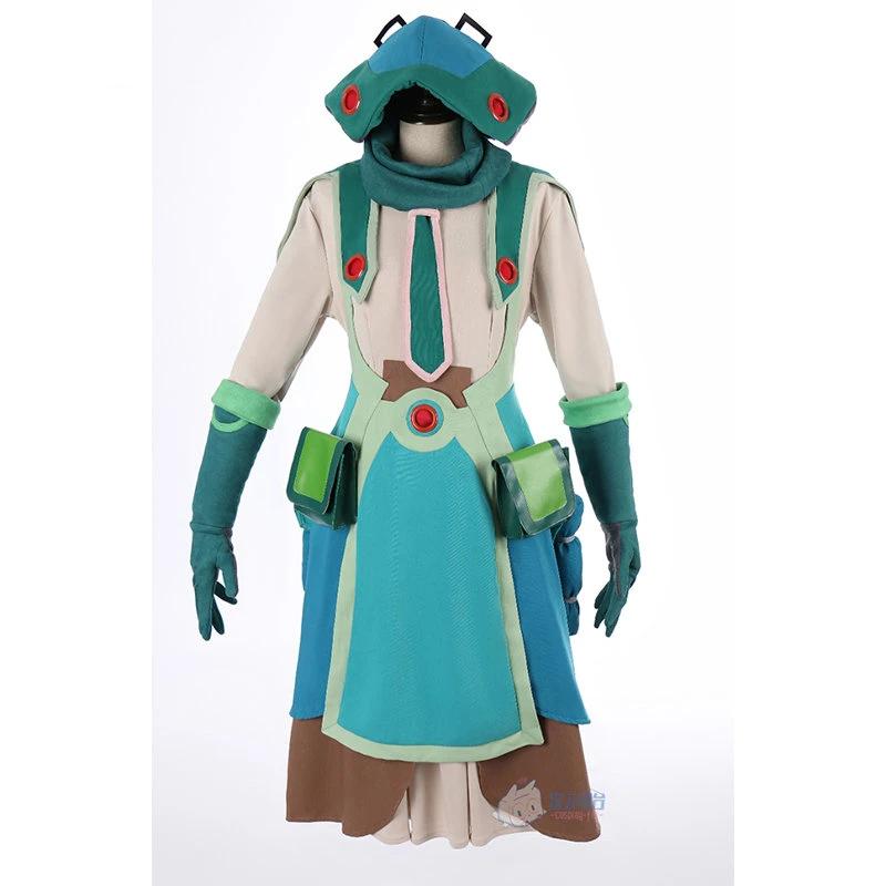 Anime Hra MADE IN ABYSS Prusika Bitva Každodenní Šaty Párty Uniforma Cosplay Kostým Role Play Halloween Karneval Paruka Boty