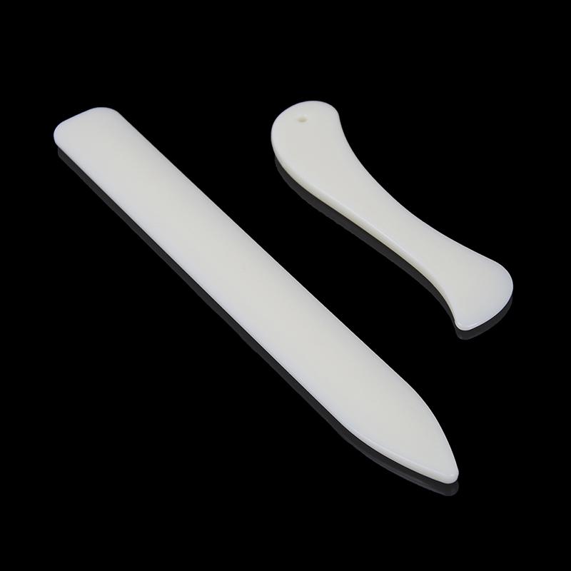 2Pcs/Set Diy Bone Handmade Leather Craft Edge Trimming Tool For Working Cutting