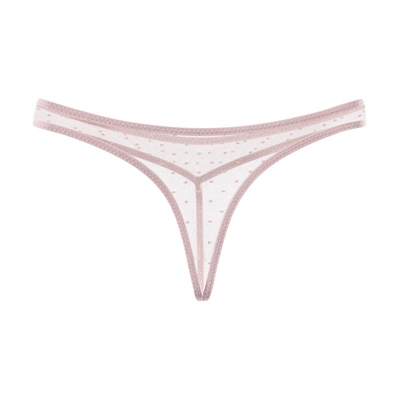 European & American Sexy Lace Low-Rise Women s Seamless Thongs Large розовый