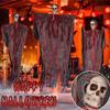 Hanging Halloween Skeleton Ghosts Decorations Scary Haunted House Prop Indoor/Outdoor Halloween Party Grimace Decor