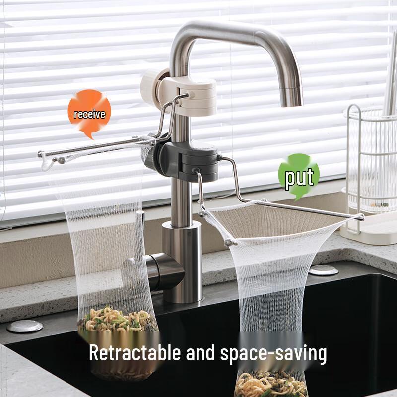 Anvelo Kitchen Sink Drain Rack with 50 Filter Bags