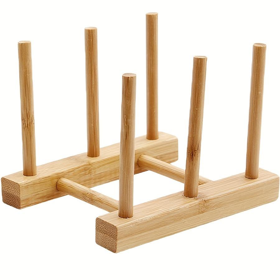 

1 Solid Wood Cup Storage Rack, Wooden Inverted Drain Cup Holder,Multi-Functional Organizer for Tea Sets,Perfect for Home Kitchen
