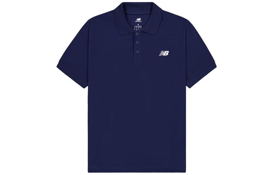 New Balance Polo Shirt Men s Marine Blue MT41503-NNY XXL