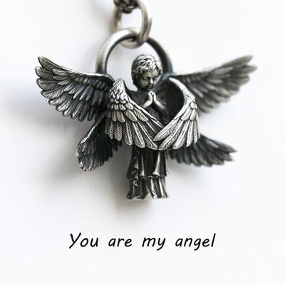 Hot Selling Six Winged Angel Pendant Environmentally Friendly Material Necklace for Men and Women Personalized Creative Gifts