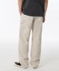 Musinsa Standard Canvas Regular Fit Double Knee Carpenter Pants [Cream]
