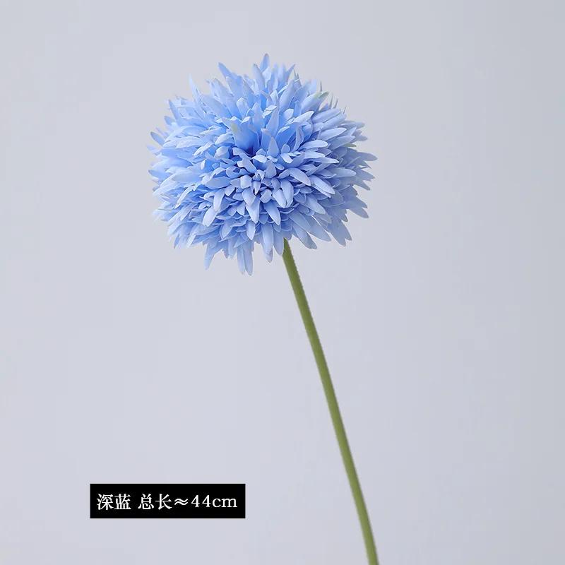 20Pc/lot Artificial Silk Flower Onion Ball Wedding Backdrop Decor Flower Arrangement Fake Dandelion Home Decoration Party Floral