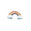 Rainbow Brooch: Cute Japanese Cartoon Girl & Cloud Lightning Backpack Pin