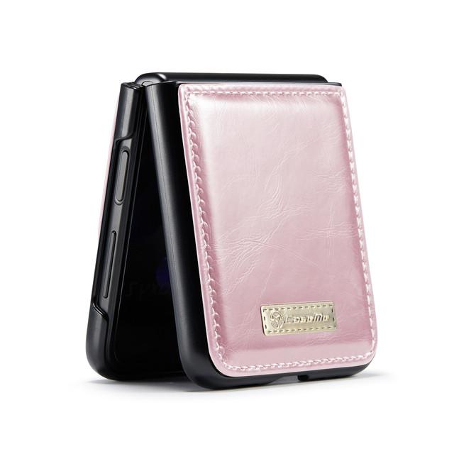 Lightweight Leather Phone Bag Funda Case For Samsung Galaxy Z Flip4 Flip 4 Flip3 Flip 3 Zflip4 Anti -Knock Protective Cover