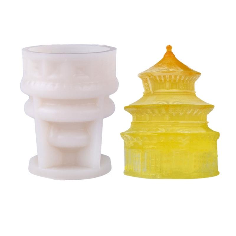 

Landmark Building Shape Ice Mold Ice Tray Food Grade Silicone Ice Maker Mold for Whiskeys Drinkers and Bartenders