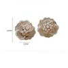 Temperament Camellia Flower Stud Earrings White Black Enamel Oil Pearl Earrings For Women Party Jewelry Accessories Gift
