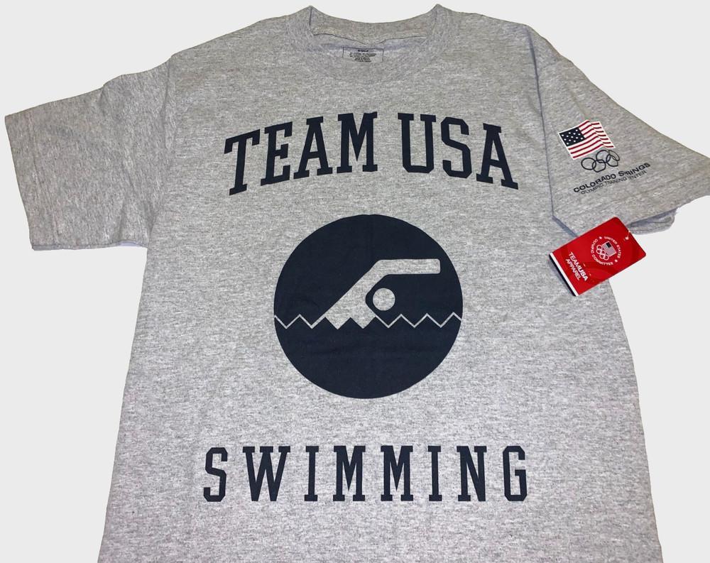 

Rare! Vintage Team USA Swimming Olympic Training Center T-Shirt New! NWT SMALL Unisex T-Shirt M