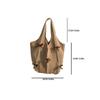 Casual Bow Knitted Shoulder Bag Bohemian Large Capacity Weave Handbag Bowknot Hollow Crochet Tote Bag Beach