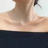47Bag 925 Silver Snowflake Silver Chain Necklace Beta