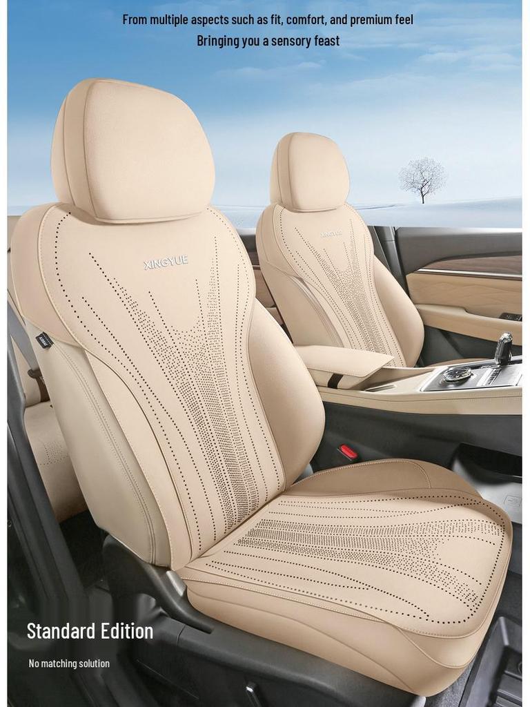 Geely Xingyue L 2026 Car Seat Covers - Oriental Black Suede Saddle Cushions