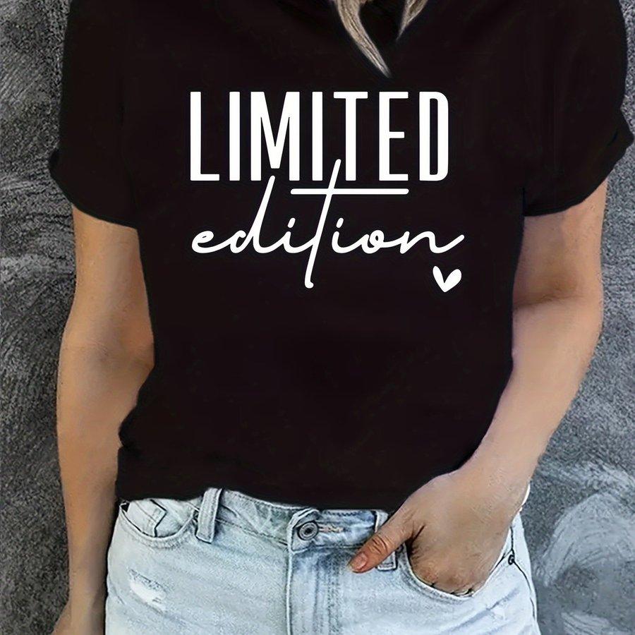 Unisexs Fashion Tshirt Casual Limited Edition Graphic Tee Fashionable Letter Urban Style Print Unisexs Round Neck Tshirt