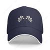 Flag FIA World Championship Washed Unisexs Baseball Cap Outdoor Trucker Snapback Caps Dad Hat Golf Hats