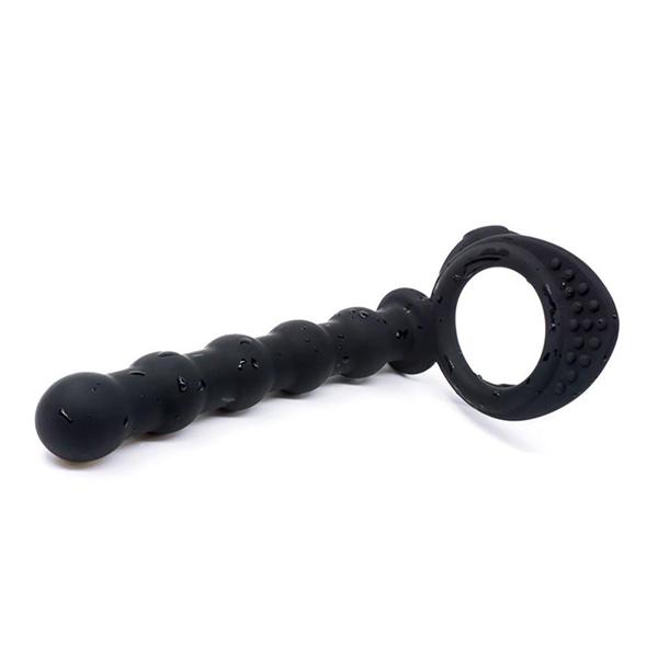 Anal Beads Sex Toys For Men Silicone Double Rings Anal Plug Stimulator G-spot Massager Erotic Toys