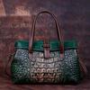 Handmade Embossing Genuine Leather Handbags Women Bags Designer High Quality Shoulder&Crossbody Bags