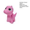 Yousheng 3D Printed Dinosaur Figurine, Cute Mini Crochet Texture Dino Statue, Miniature Collectible Desktop Decoration for Kids Room Table Decor