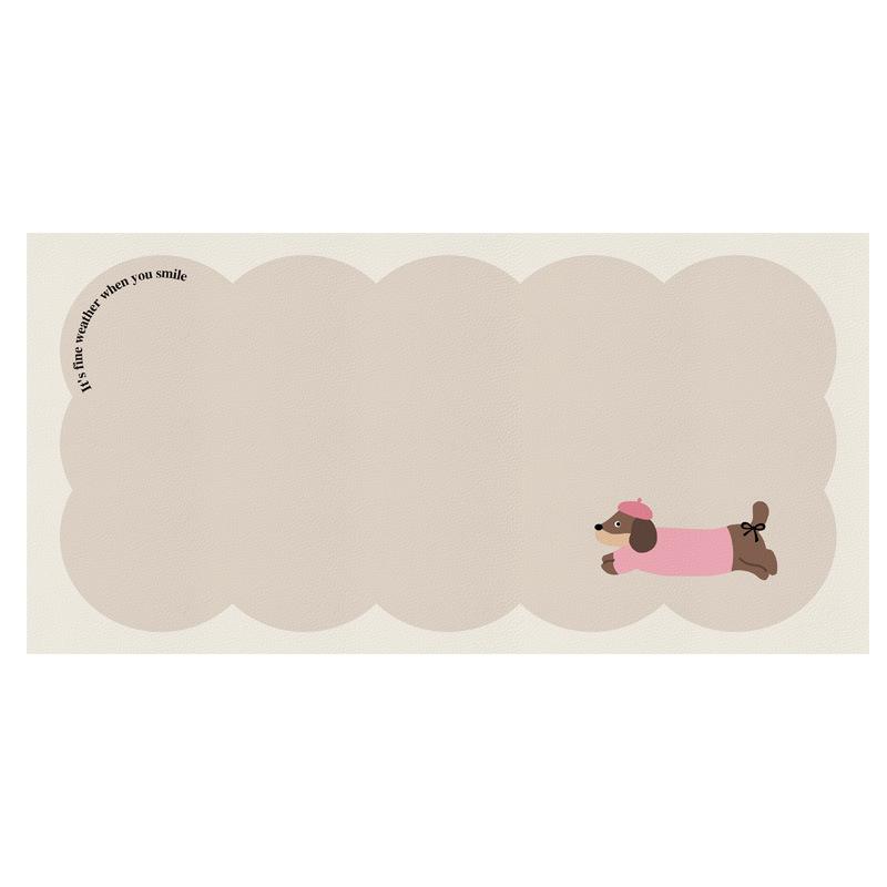 Tablecloth Oil-Proof And Dirt-Resistant Cartoon Dirt-Resistant And Easy To Take Care Of, Tablecloth Waterproof And Oil-Proof Table Mat, Household