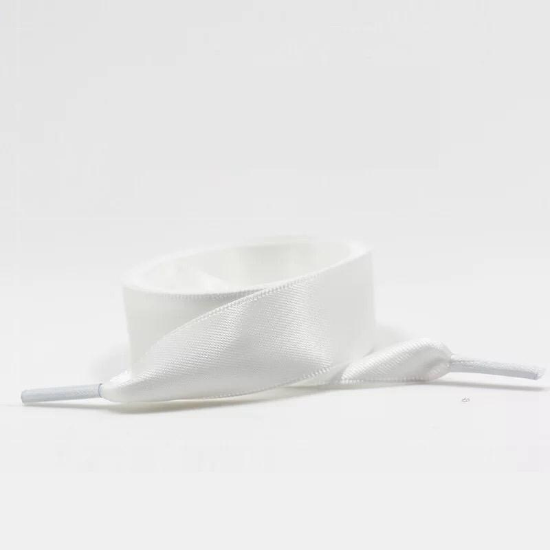 1 pereche 2 CM lățime șireturi satinate plate din panglică de mătase șireturi cizme adidași șiret 19 culori lungime 80CM 100CM 120CM S-1