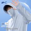 Men's Ice Silk UPF 100+ Sun Protection Jacket with Large Brim Hood