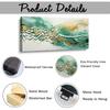 LYUNSHUO Islamic Canvas Wall Art Muslim Allah Picture Print Abstract Green Gold Marble Texture Poster Quran Painting Inspirational Artwork for Living