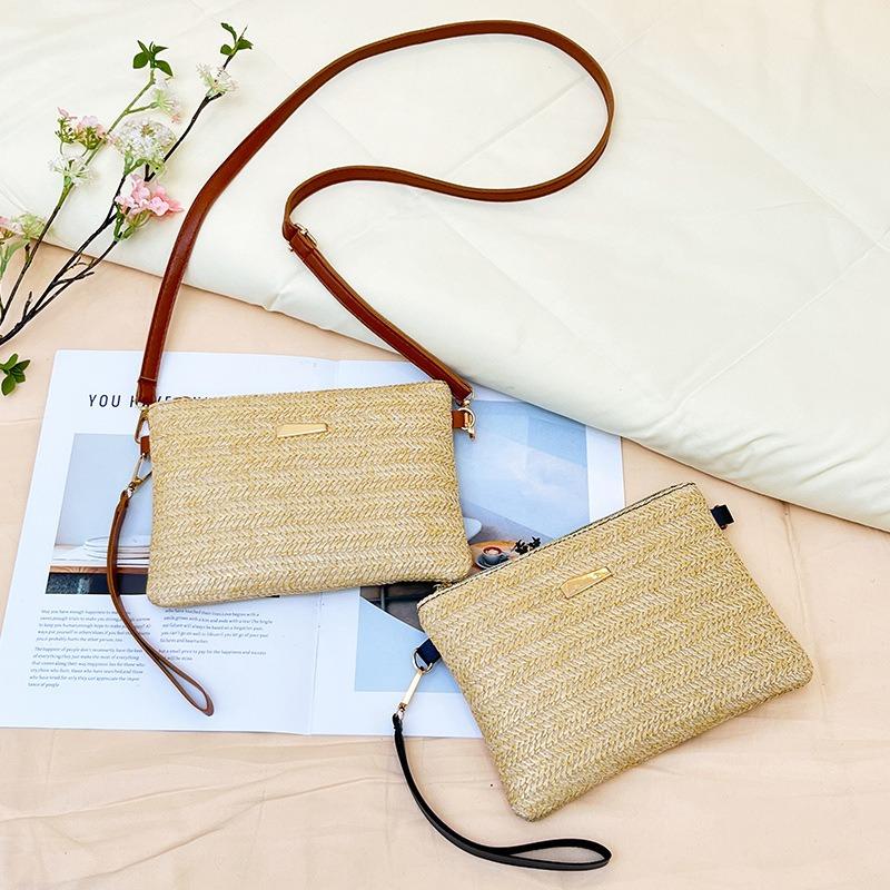 Handbag ladies woven messenger women's bag fashion straw woven women's bag