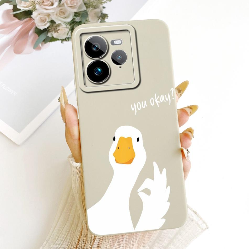 For Realme GT 7 Pro Cute Cat Flower Cartoon Phone Case For Realme GT7 Pro RMX5010 Shockproof Soft Silicone Covers Bumpers