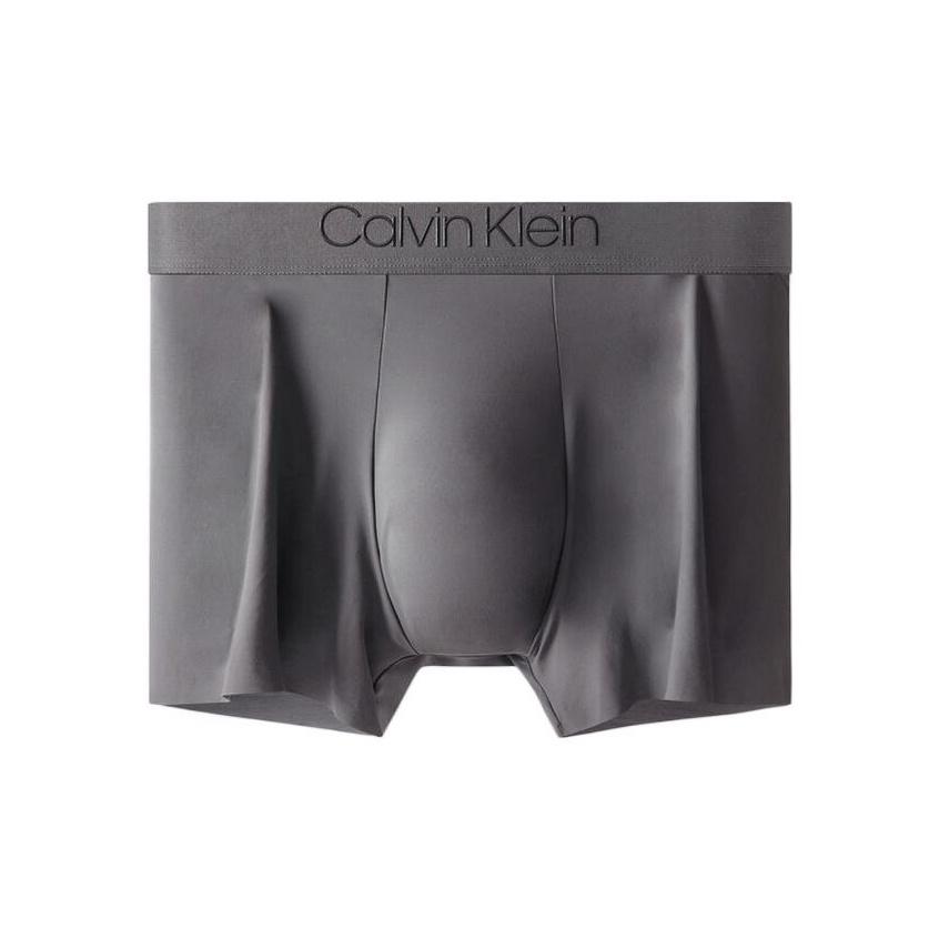 

Calvin Klein Black Label Seamless Silicone Solid Color Letter High Elastic Cool Feel Boxer Briefs Men underwear Gray NB3098-5GS S